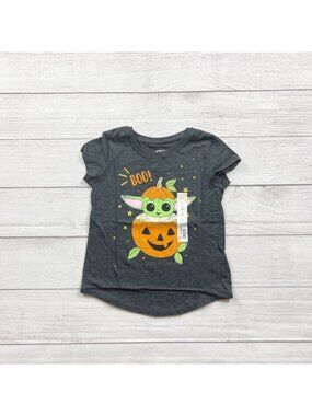 Star Wars Jumping Beans Girls Short Sleeve Halloween T-Shirt Pumpkin NWT 5